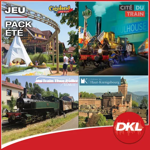 Gagnez votre "Pack Sorties de l'Été" en famille avec DKL !