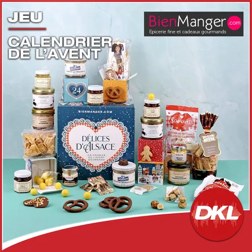 Gagnez votre calendrier de l'avent "Délices d'Alsace" avec...