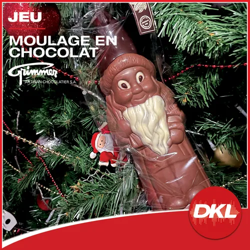 Gagnez votre moulage Père Noël en Chocolat