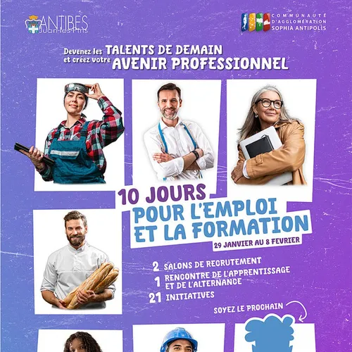 3ème édition des “10 jours pour l’emploi et la formation” d’Antibes