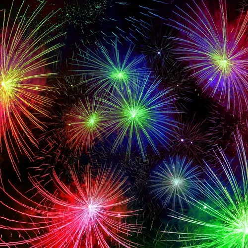 30/12/22 : NOUVEL AN : Les feux d'artifices dans les Alpes Maritimes