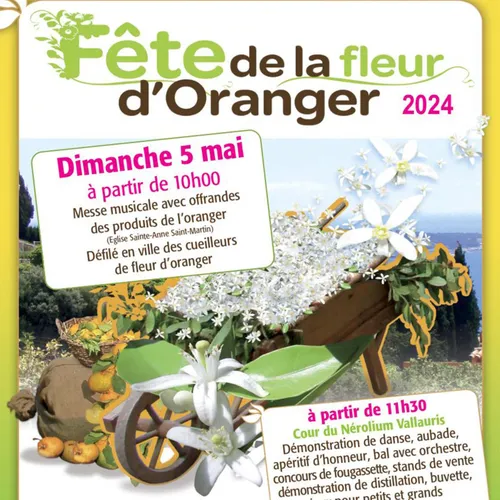 PARTENARIAT CANNES RADIO : LA FÊTE DE LA FLEUR D'ORANGER 2024