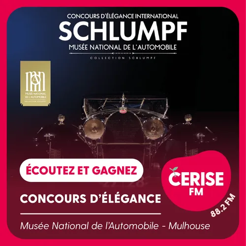 Écoutez Cerise FM et gagnez vos places pour le Concours d’Élégance...