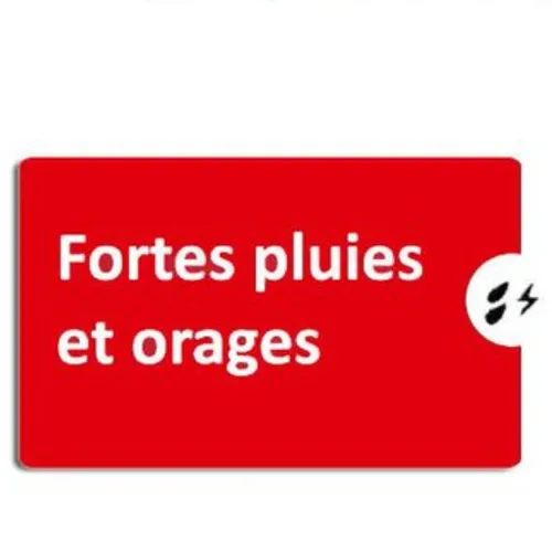 La Guadeloupe est placée en vigilance rouge en raison d'une...