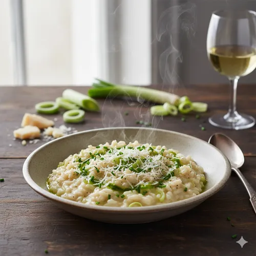  Risotto aux poireaux facile