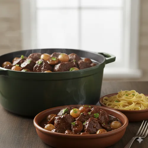 Bœuf bourguignon traditionnel