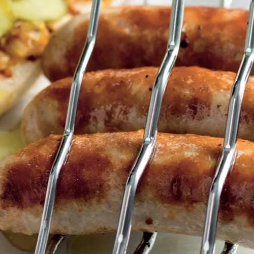 Hot dog à la saucisse blanche