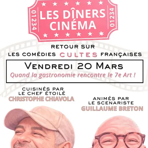 GAGNEZ UN REPAS POUR 2 PERSONNES AU "DÎNER DU CINEMA" AU CHATEAU...