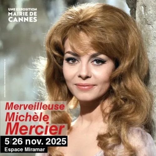 Cannes célèbre Michèle Mercier : une exposition hommage à l’Espace...