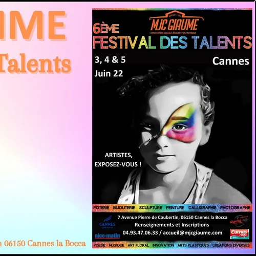 PARTENARIAT CANNES RADIO : 6ème FESTIVAL DES TALENTS