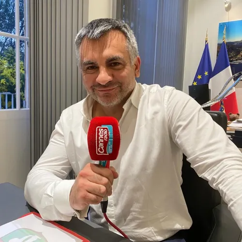 2/02/23 : Coup de projecteur ce matin sur la ville de Mandelieu la...