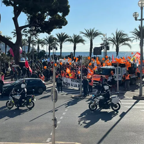 9/02/23 : 4 ème journee samedi du mouvement de protestation contre...