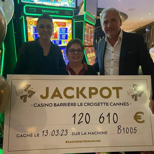 17/03/23 : Un jackpot de 120.610€ à Cannes