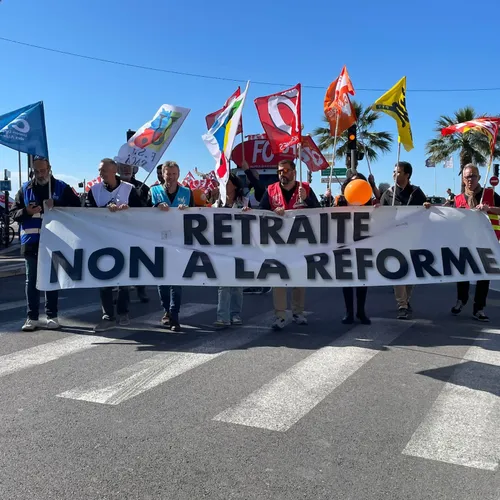 21/04/23 : Faible mobilisation hier à Nice contre la réforme des...