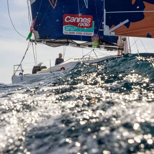 LA REGATE "PORQUEROLLE'S RACE" AVEC LE NAVIGATEUR GOULVEN MARIE &...