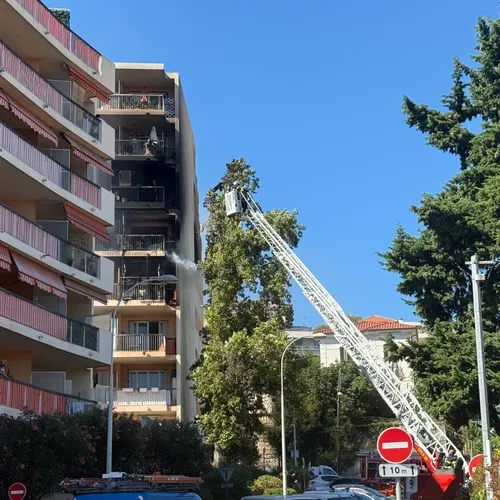 Nice : un incendie s’est propagé à plusieurs étages d’un immeuble