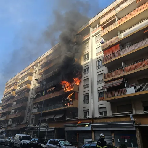 Deux blessés graves dans un incendie à l’Ariane à Nice