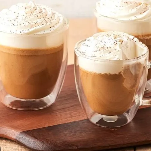 Pana cotta version capuccino (ou chocolat viennois) 