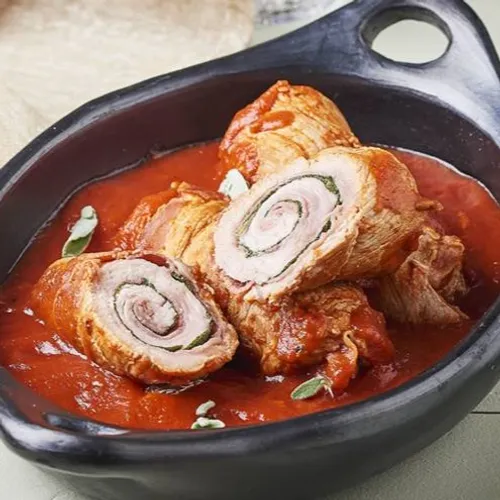 Paupiettes de veau à la napolitaine