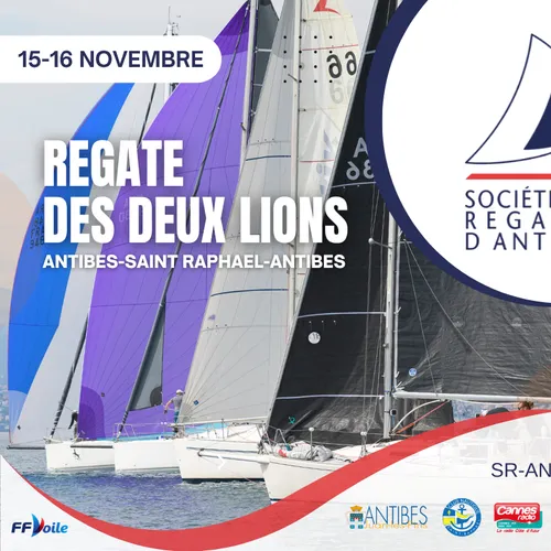 LA REGATE DES DEUX LIONS AVEC LES REGATES D'ANTIBES