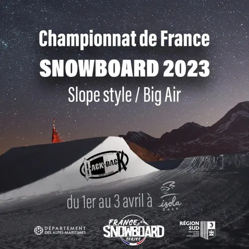 AGENDA : ISOLA 2000 : CHAMPIONNAT DE FRANCE DE SNOWBOARD