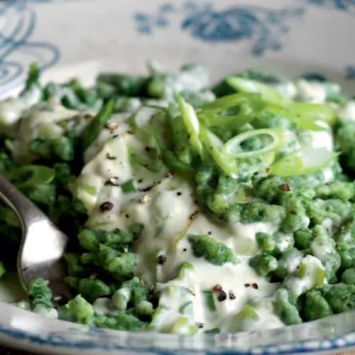 Spätzle aux épinards