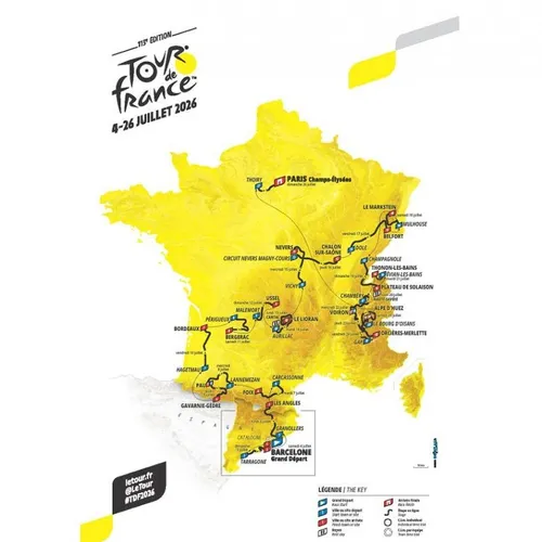 Tour de France 2026 : un parcours spectaculaire de Barcelone à Paris