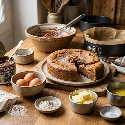 Fondant à la crème de marrons