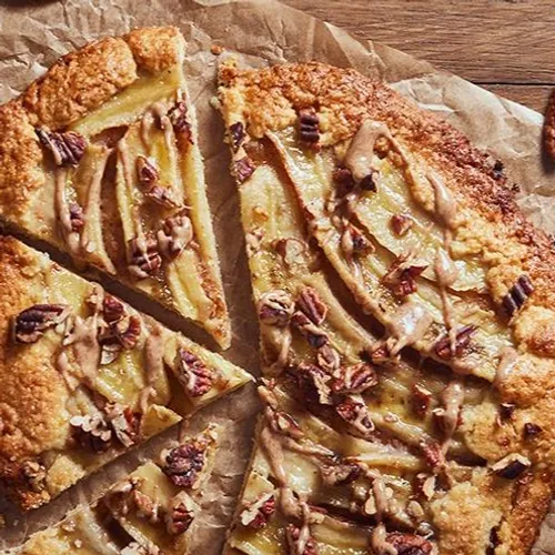 Tarte noix de pécan et banane