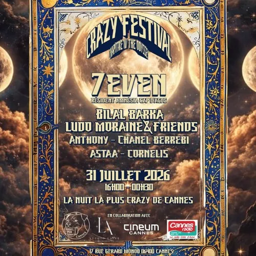 PARTENARIAT CANNES RADIO : LE CRAZY FESTIVAL A CANNES