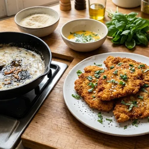 Escalope de poulet à la milanaise