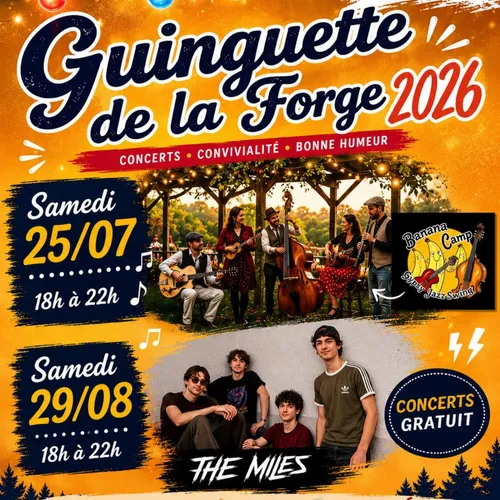 "Guinguette de la Forge 2026" – Deux samedis de musique,...