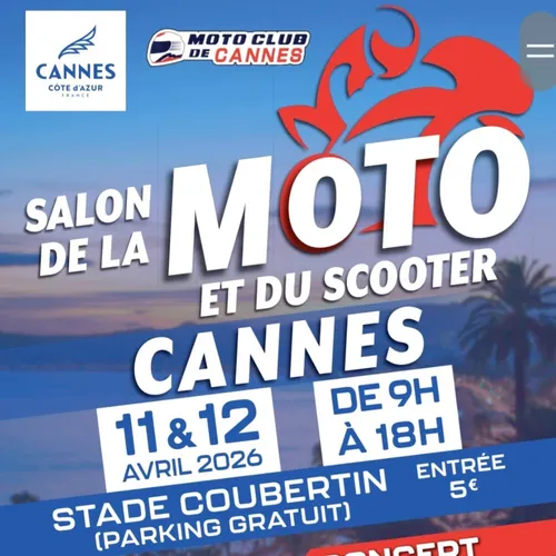 PARTENARIAT CANNES RADIO : LE SALON DE LA MOTO ET DU SCOOTER A CANNES