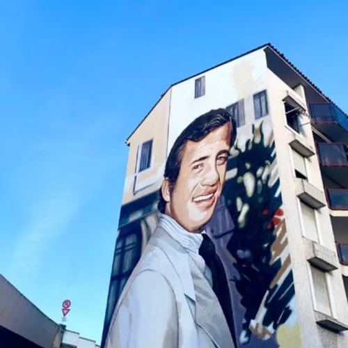 23/12/22 : Cannes : Fresque murale en hommage à Jean-Paul Belmondo