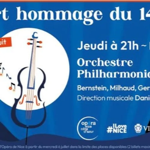 CONCERT HOMMAGE DU 14 JUILLET A NICE PLACE MASSENA