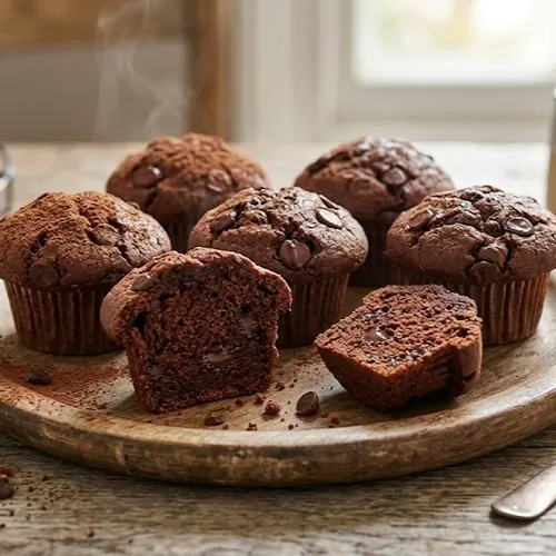 Muffins au chocolat sans œuf