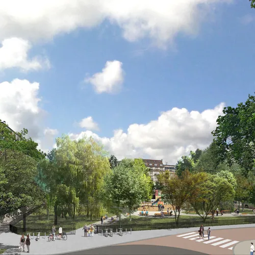 Agrandissement du Square des Halles à Strasbourg