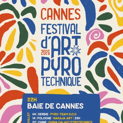 Clap de fin pour le Festival d’art pyrotechnique de Cannes
