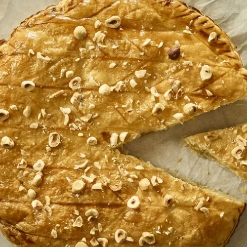 Galettes des rois au sirop d'érable et aux noisettes