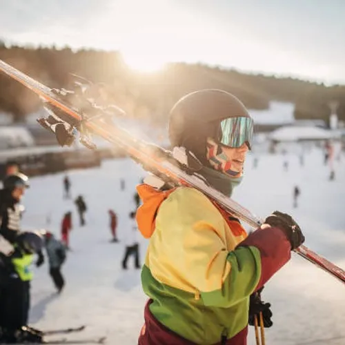 Du monde sur les pistes de ski ce week-end