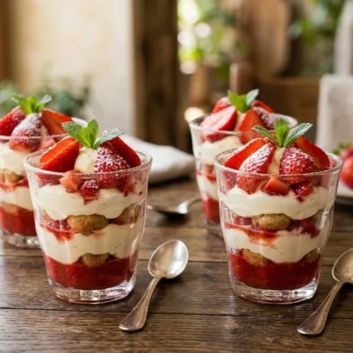 Tiramisu à la fraise