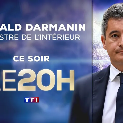 13/10/23 : Gérald Darmanin est ce soir l'invité du JT de 20H de TF1