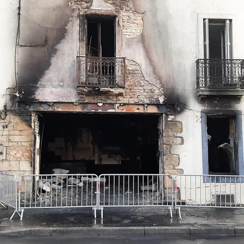 Incendie rue des Perrières
