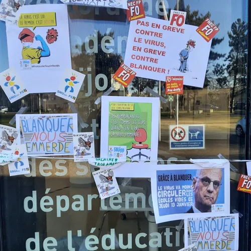 Manifestation des enseignants à Dijon