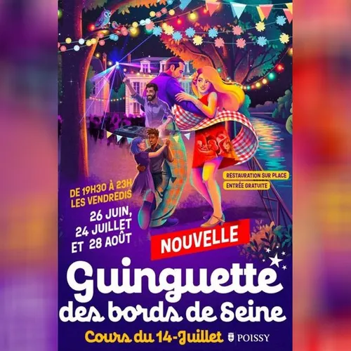 Une dernière soirée guinguette sur les bords de Seine à Poissy