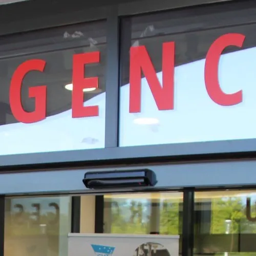 Les nouvelles urgences de l’hôpital de Mantes-la-Jolie...