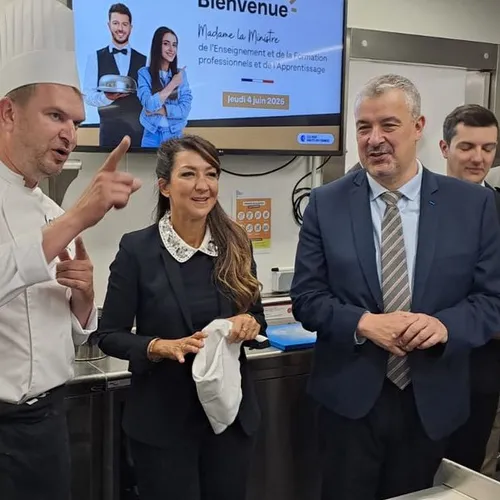 Visite ministérielle à Beauvais sur fond de crise dans l'apprentissage