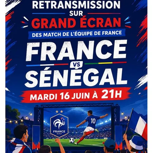 Le premier match des bleus lors de la coupe du monde diffusé sur...
