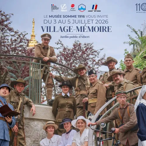 Un gigantesque « village-mémoire » à Albert pour les 110 ans de la...