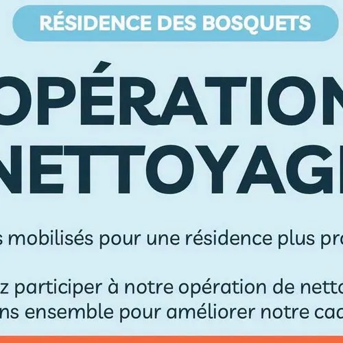 Opération de nettoyage cet après-midi aux Mureaux